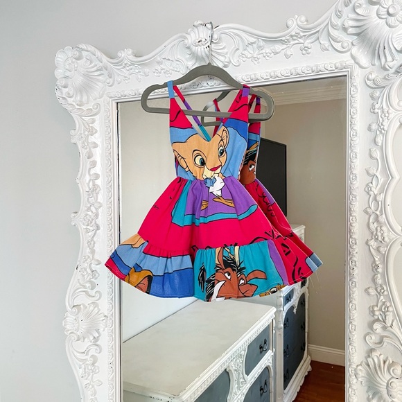 New York Couture One of a Kind Kids Girls HAKUNA MATATA Ruffle Dress - Picture 3 of 8